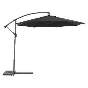 Umbrela cu manivela LARISA H.256 D.300 negru