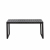 Masa de terasa, Marisa, metal+lemn, 90x180 cm, gri/negru