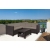 Set mobilier de terasa cu masuta de cafea - Provence Maro/Gri-taupe