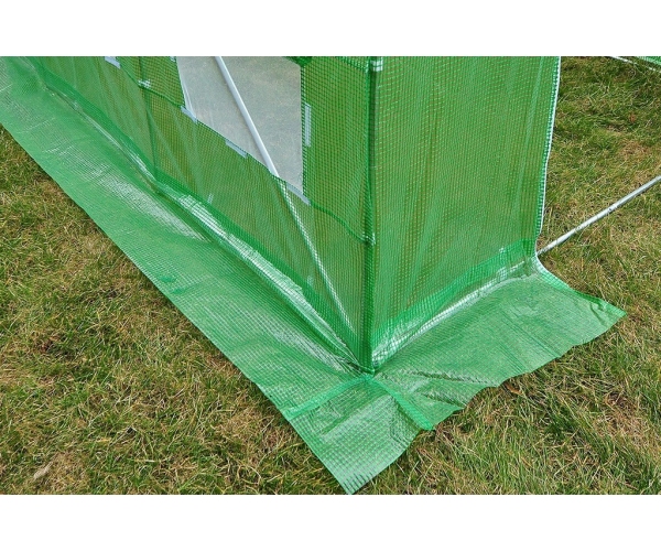 Solar/ sera gradina cu schelet metalic 6 x 3 m, verde